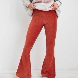 aerie Grove-on Velour High Waisted Flare Pant